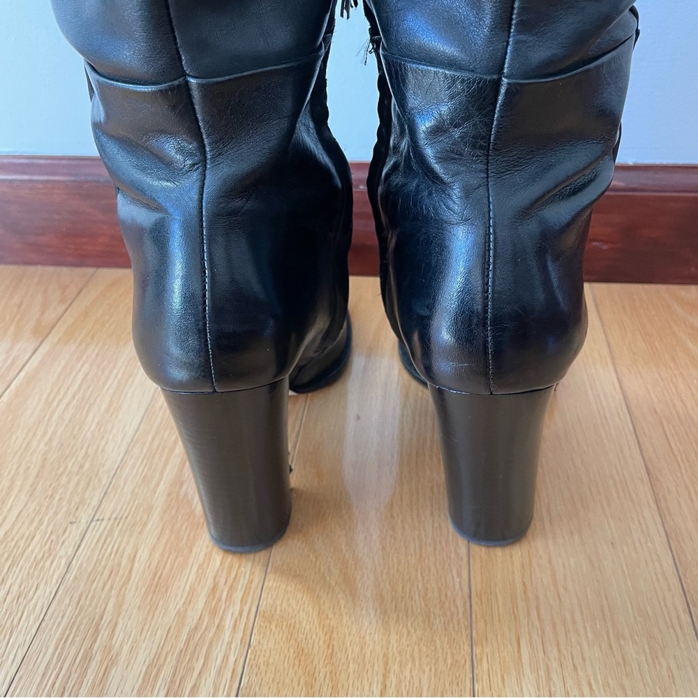Sam Edelman “Rylan” over the knee boot, black leather. - Picture 3 of 8